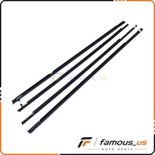 4pcs Weatherstrip Window Moulding Trim Seal Belt For Honda Accord 2003-2007 4pcs Weatherstrip Window Moulding Trim Seal Belt For Honda Accord 2003-2007