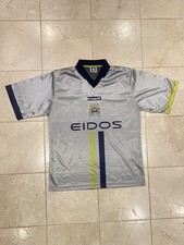 Authentic Manchester City 2000/2001 Le Coq Sportif Away Football Shirt Large