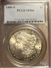 1880-S PCGS MS66 Morgan Silver Dollar