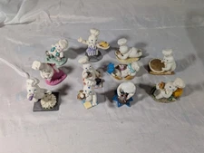 Vintage 1997 Danbury Mint Pillsbury Doughboy Calendar Figurines - LOT of 11 (Mis