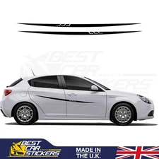 For Alfa Romeo Side Racing Stripes Decals Stickers Car Graphics Vinyl