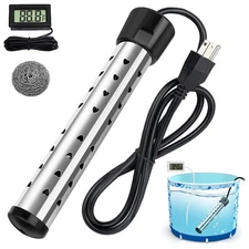 2000W Immersion Heater, Portable Electric Water Heater Fast Heating for Buckets