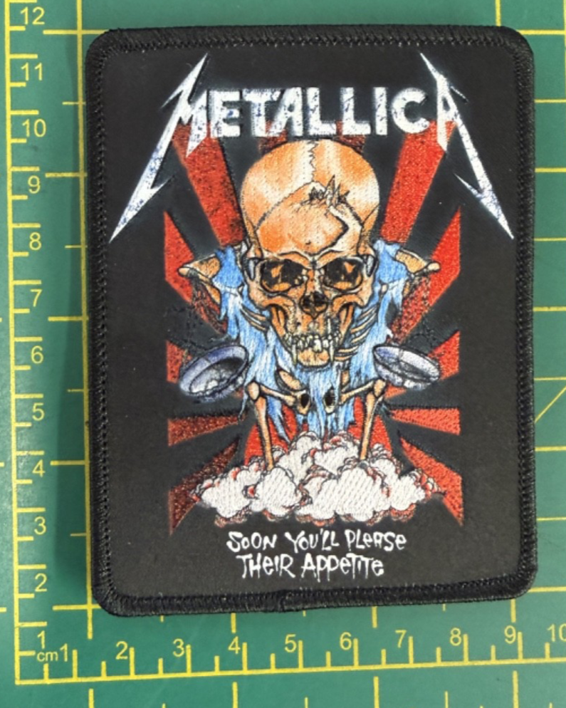 Metallica Doris Woven Sew Or Iron On Patch Officially Licensed