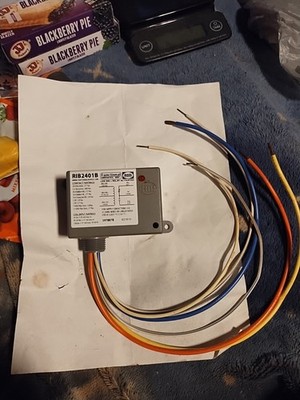 Functional Devices RIB2401B 20A Enclosed Pre-wired Relay Not In Original Box 