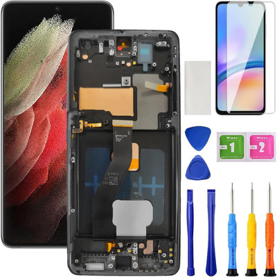 AMOLED for Samsung Galaxy S21 Ultra 5G Screen Replacement with Frame for Samsung