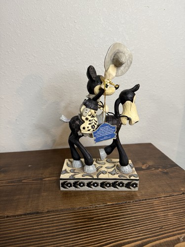 Retirado Jim Shore Colección Walt Disney Mickey Mouse a Caballo Howdy Partner - Imagen 3 de 7