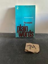 The Complete Plain Words Sir Ernest Gowers 1963 Pelican Grammar Penguin Books