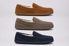 New Bombas Men's Suede Moccasin Slipper- All Sizes  Colors