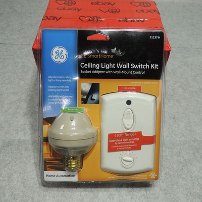 #ad GE General Electric Ceiling Light Wall Switch Kit #51137 New in Pack $17.97