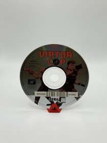 Virtua Cop (Sega Saturn, 1995) Complete CIB Blockbuster Video Rental Tested