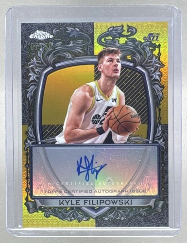 2025 Topps Chrome Kyle Filipowski Signature Style (RAW)