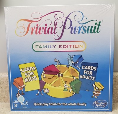 NEW/SEALED TRIVIAL PURSUIT FAMILY EDITION HASBRO GAMING