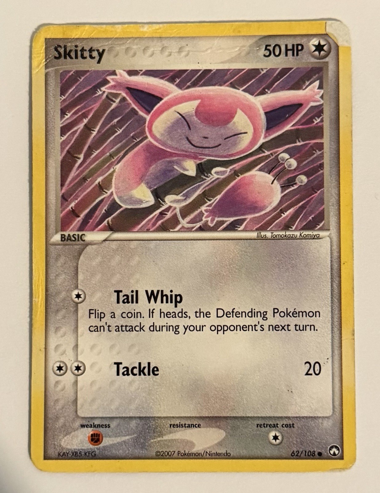 Skitty 62/108 Power Keepers Tomokazu Komiya Pokemon HP/DMG