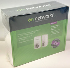 On Networks Powerline 500 Plus Home Network Adapters PL500P