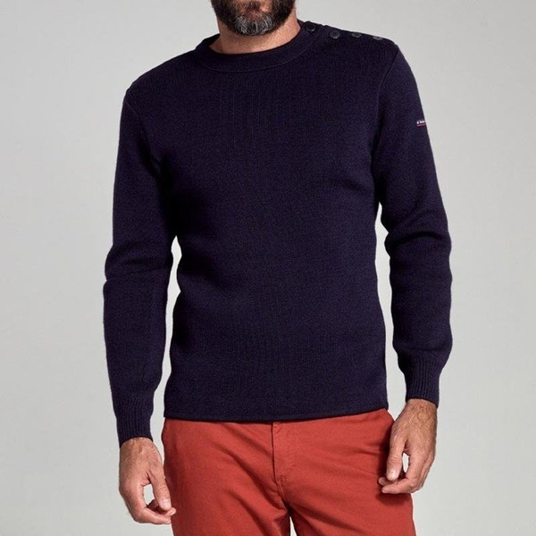 Men Paul & Shark Sweater Black Wool 38 / M / 46 #C2YS