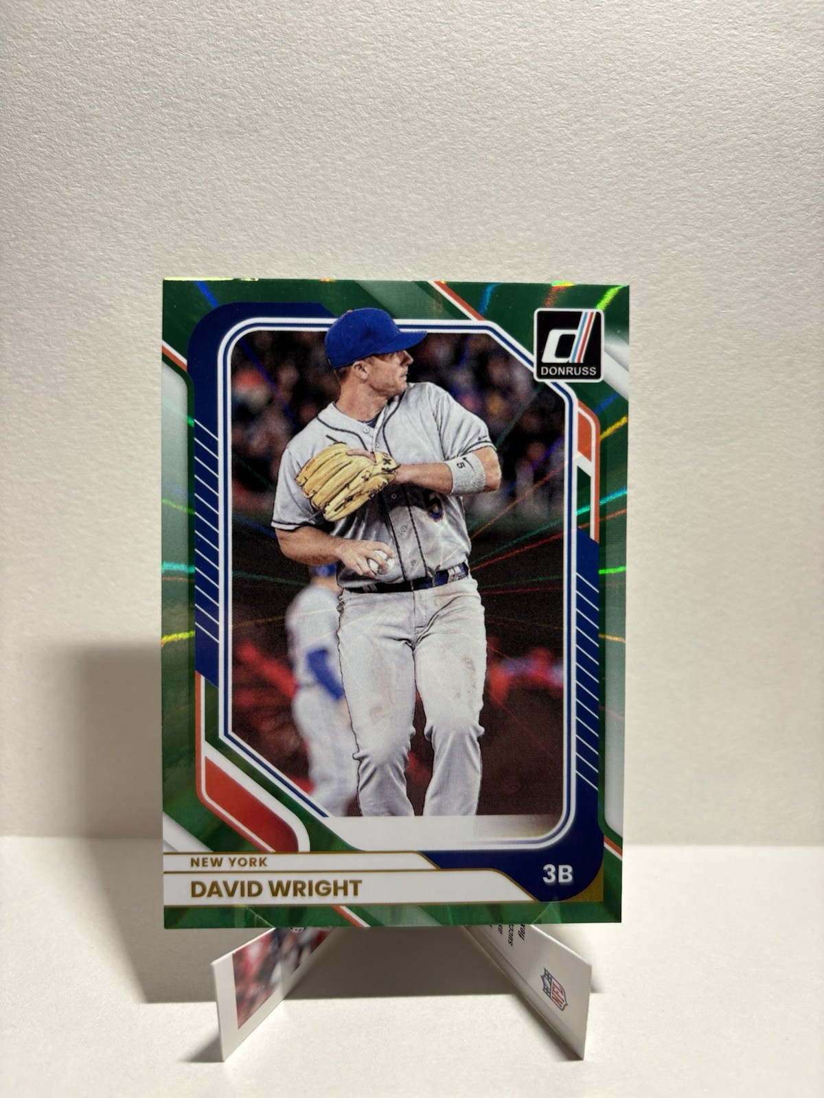 Panini 2026 Donruss Baseball David Wright Green laser Parallel #20 New York Mets