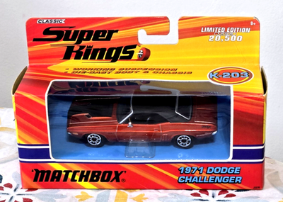Matchbox Classic Super Kings 1971 Dodge Challenger K-203 NOS | eBay