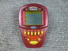 2000 Radica Triple Play Poker Electronic Handheld Poker Game UNTESTED