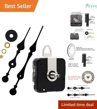 High Torque Quartz Clock Movement Replacement with 8.15 Inch Spade Hands for ...