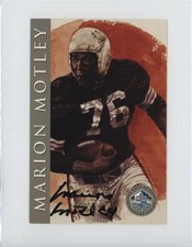 1998 NFL Hall of Fame Signature Series 2345/2500 Marion Motley Auto HOF 0d08
