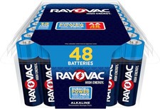 Rayovac High Energy AA Batteries 48 Pack , Alkaline 48 Count Pack of 1 