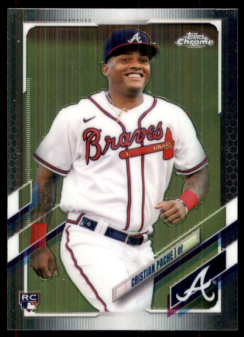 2021 Topps Chrome Cristian Pache RC Atlanta Braves #178
