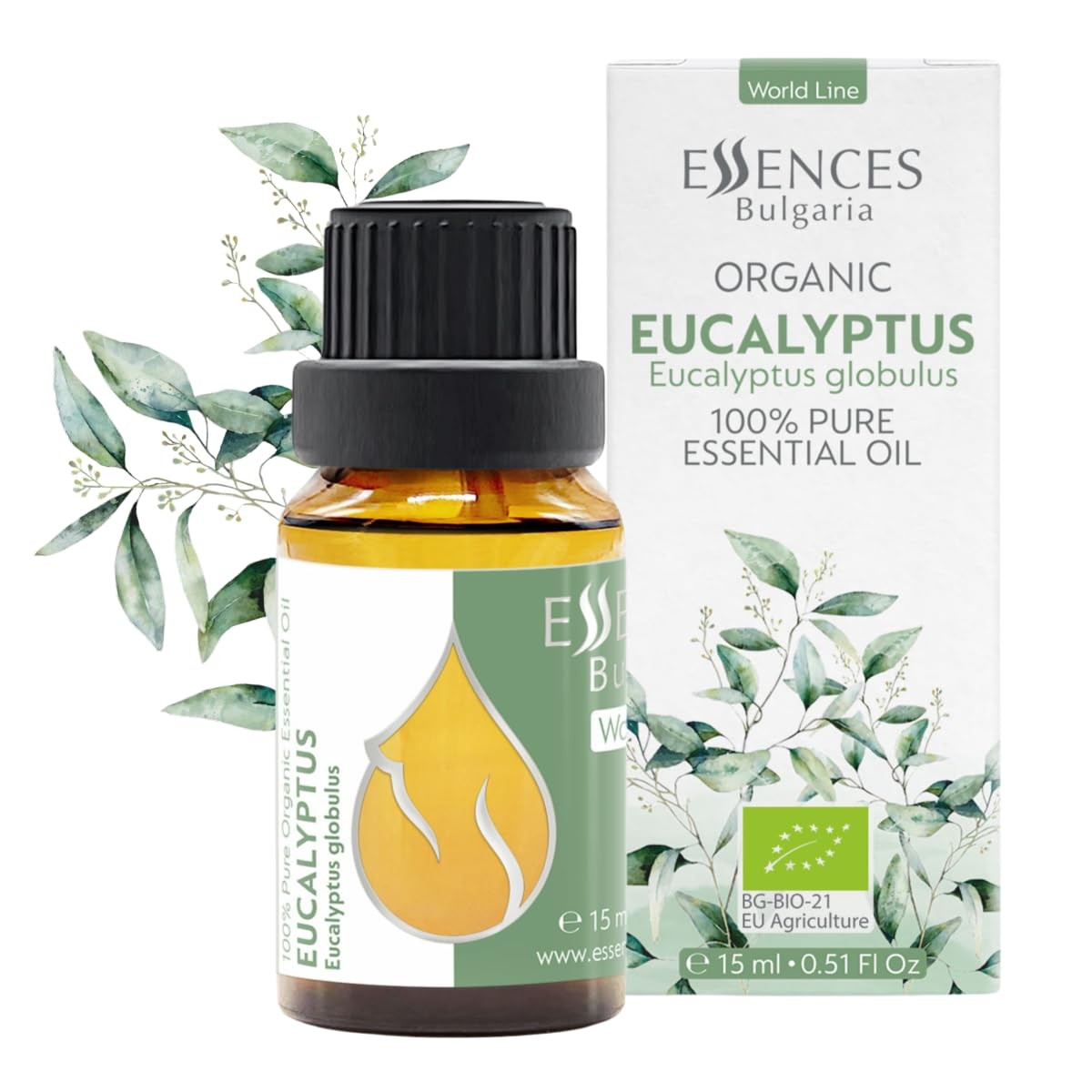 Huile Essentielle d'Eucalyptus Globuleux Bio 15ml pour libérer la respiration