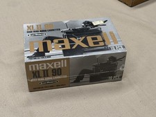  10 Maxell XLII 90 Type II High Bias Blank Audio Cassettes Sealed Japan NOS