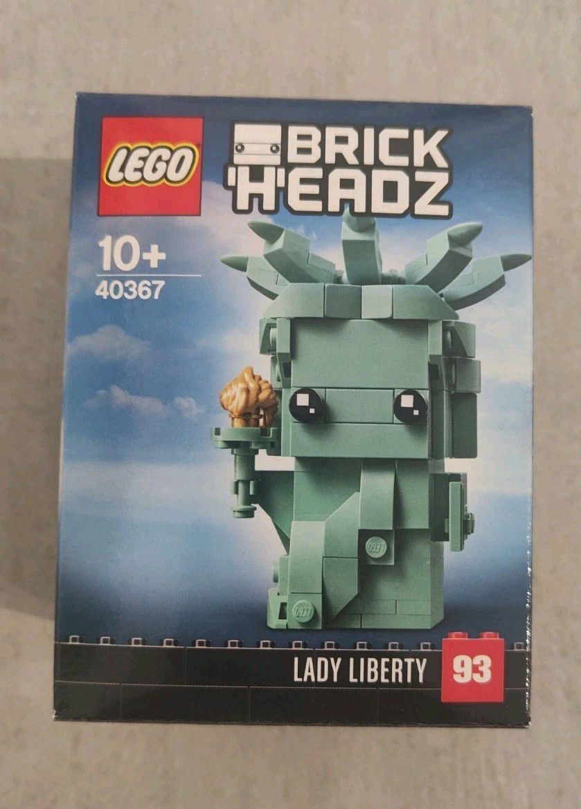 Design LEGO BrickHeadz 40367 Lady Liberty - Icona New York Nuova