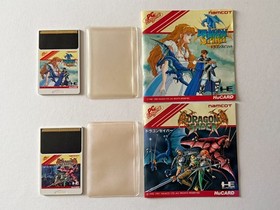 PC Engine Dragon Spirit Saber Set Lot PCE NEC namco Shooter Game HuCard Japan JP