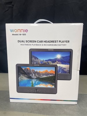 WONNIE 10.5'' Two Car DVD Players Portable Dual Screen Headrest Video Player, P 2