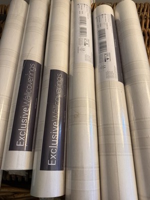 6 Rolls Of Exclusive Wallcoverings England Wallpaper 56 Sq Ft Per Roll Stripe