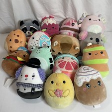 Lot Of 15 Mini Squishmallows Plush Toys Mixed...
