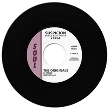 The Originals Suspicion / Don't Stop Now Northern Soul Reissue Listen