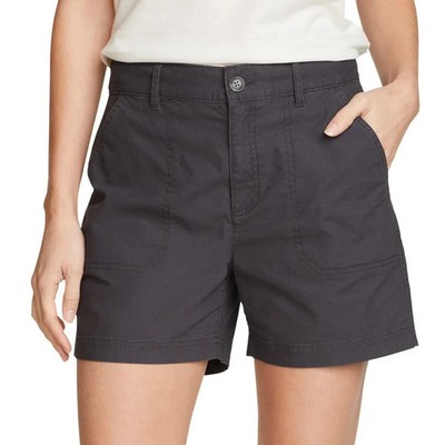 Eddie Bauer Women's Ripstop Shorts - BLACK - Size 16 - NEW w/tags