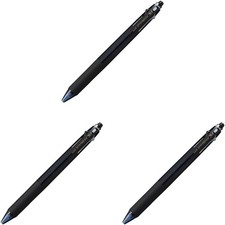 Uni Jetstream 3 1 Multi Function Pen 0.7mm Set of 3 Clear Black Japan New