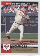 2008 Upper Deck Documentary Gold Brad Lidge #3243 0b6