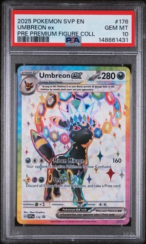 Pokémon Umbreon ex SVP176 Sv: Scarlet & Violet Promo Holo EX PSA 10