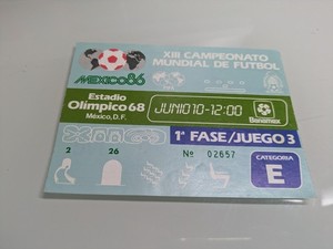 FRANCE98ベスト16 イングランドvsアルゼンチン チケット半券 1986 World Cup Ticket for sale | eBay