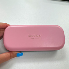 kate spade new york Pink Green Hard Eyeglass Case for Glasses/Sunglasses