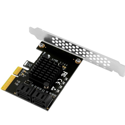 PCIE X4 to Card PCI-E Adapter PCI-E 3.0 to SATA3.0 Expansion Card7783 - Picture 4 of 7