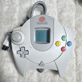 SEGA Dreamcast HKT-3020 Console White w/ Controllers, Memory Card, AV/HDMI