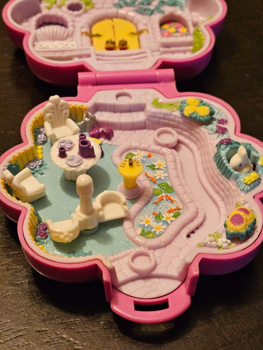 Polly Pocket Garden Surprise (1990) - Pink Flower Compact | eBay