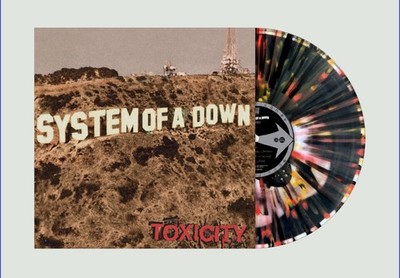 System of a Down Toxicity exclusive Black liquid red yellow black splatt PRESALE