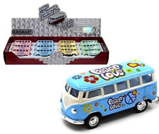 164 Scale 1962 Vw Bus Volkswagen Hippie Peace Love Van Keychain