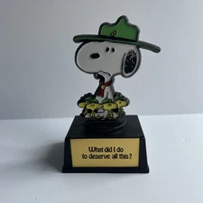 Vintage 1958  Snoopy Boy Scout "What Did I Do To Deserve This?" Trophy Aviva...