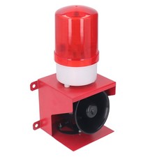 ›Industrial Siren Alarm Outdoor 115dB Sound Light Horn Waterproof Emergency