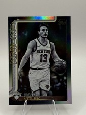 2025-26 Topps Tyler Kolek Rookie New York Knicks #20 Basketball Card BLACK