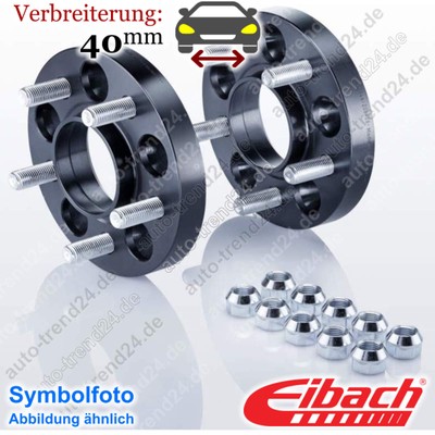 Pro-Spacer Spurplatten schwarz 40mm/Achse u.a.: Ford Kuga III DFK, Bj. 2019-2025