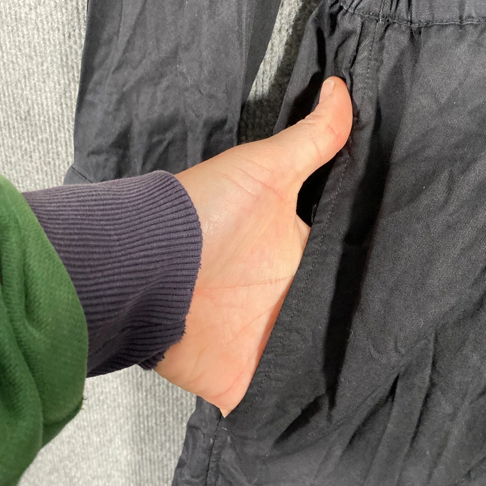 Calvin Klein Dress Womens M Black A Line Chambray Office Career Formal City M6 - image 4 of 4